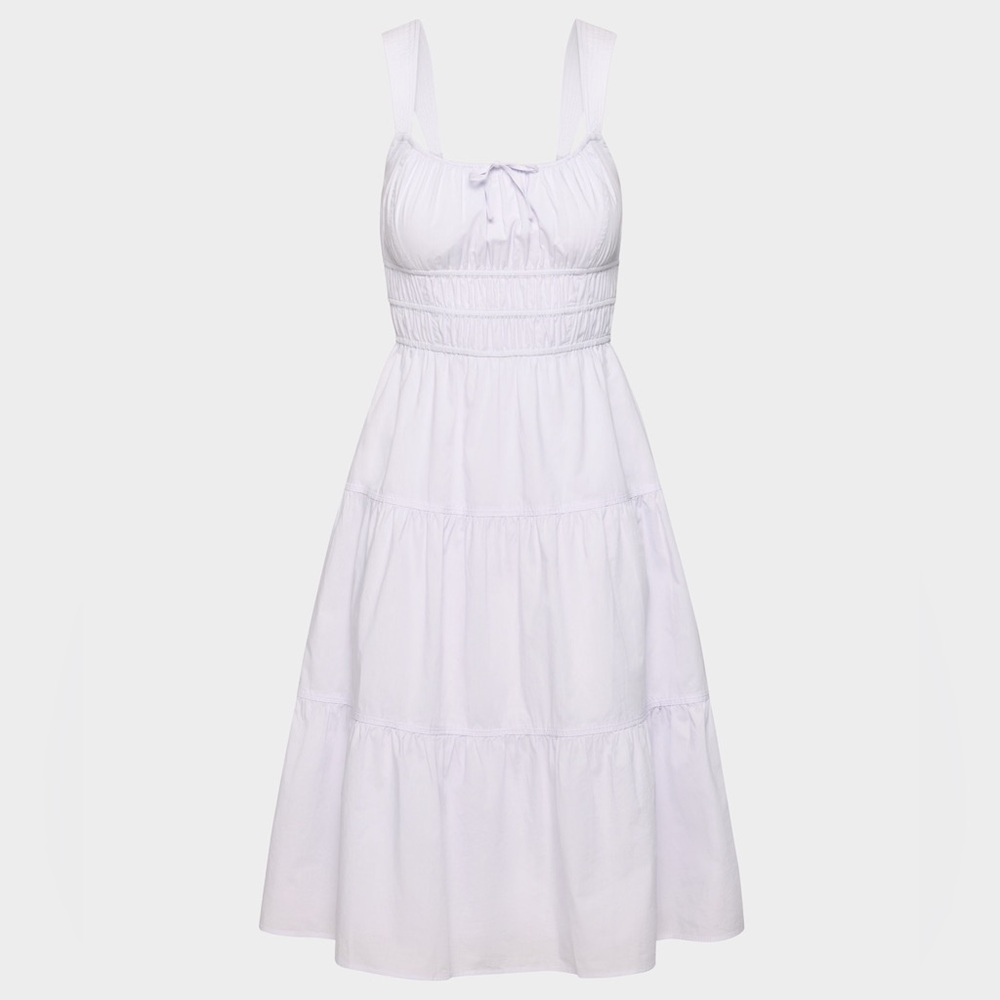 Aritzia Sunday Best Martine Poplin Midi Dress - Picture 6 of 13